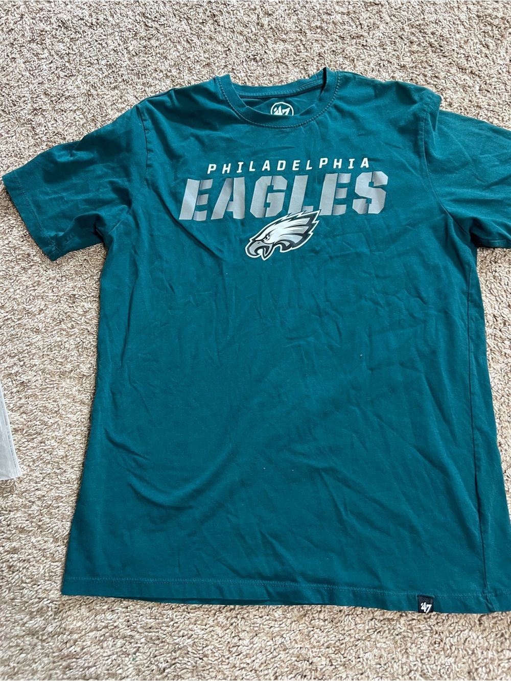 47 Philadelphia Eagles Teal Short Sleeve Graphic Tee